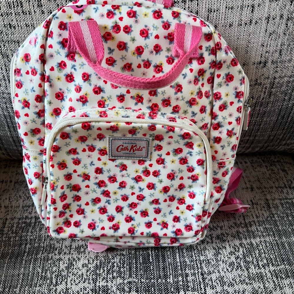 Cath Kidston Floral Kids Backpack - Pink and Cream